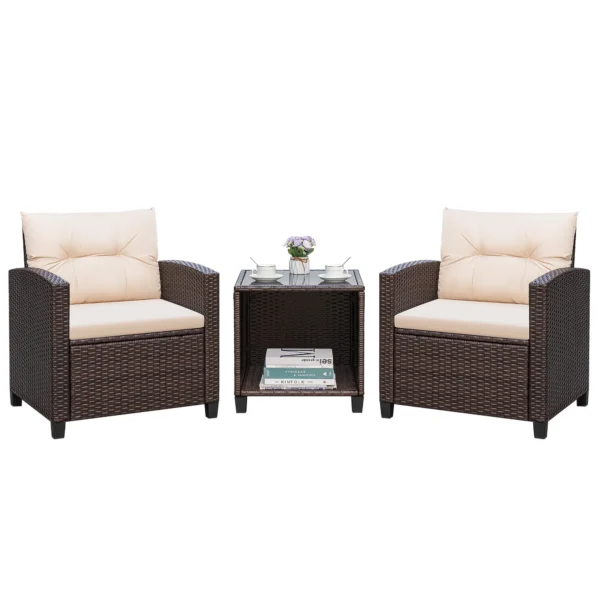 "Modern outdoor chair and table set for patio, balcony, or garden – durable and weather-resistant furniture"
