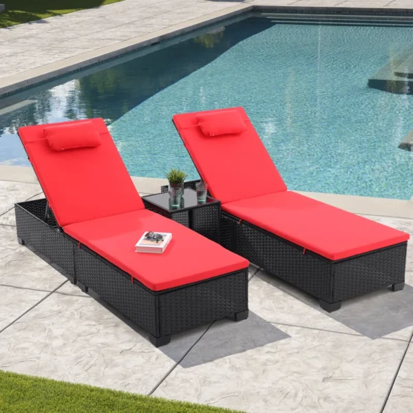 Relax in style with our outdoor poolside loungers – the perfect blend of comfort, durability, and luxury.