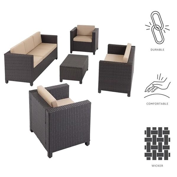 Upgrade your outdoor living with this premium Rattan Wicker Patio Set, designed for style, comfort, and durability. Crafted with weather-resistant wicker and a sturdy steel frame, this patio set is perfect for gardens, balconies, backyards, or poolside areas. The soft, removable cushions provide ultimate comfort, while the modern design adds a touch of elegance to any outdoor setting. Ideal for lounging, entertaining guests, or enjoying your morning coffee in style.