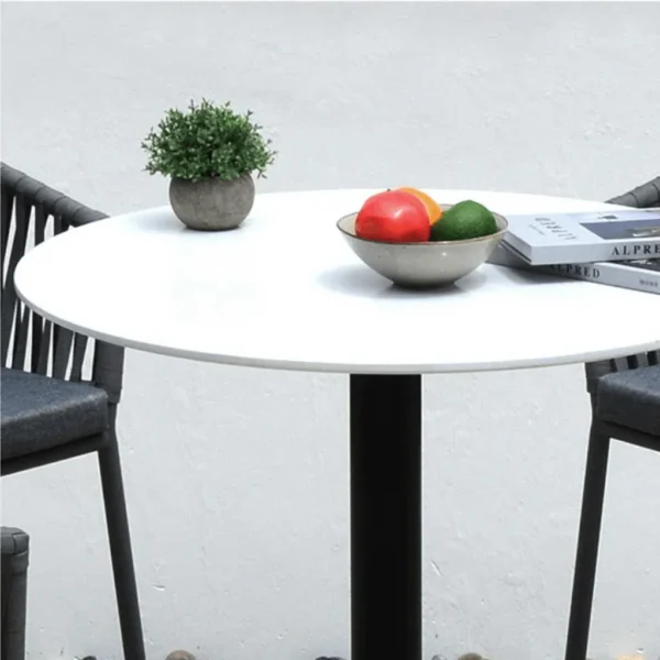 Upgrade your outdoor living space with this stylish 5-piece rattan wicker patio bar set. Includes a bar table and four stools, perfect for entertaining, dining, and relaxing in any outdoor setting. Weather-resistant and easy to clean.”