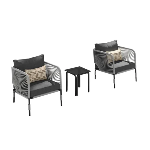 Modern Wooden Chair with Matching Center Table – Stylish Living Room Furniture