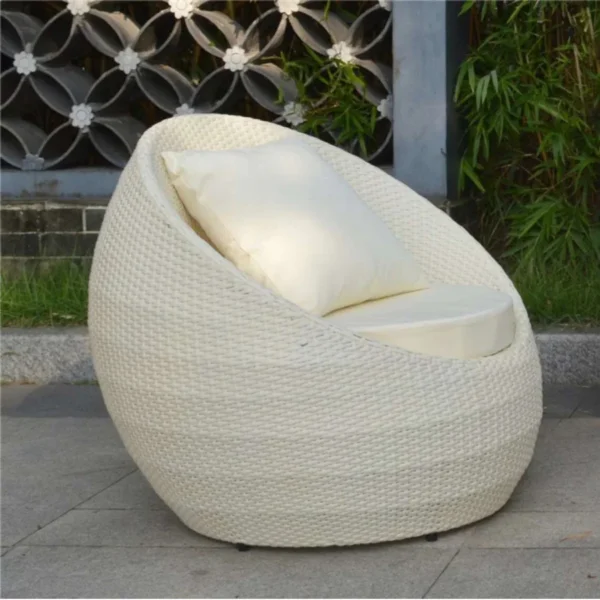 4-Piece Outdoor Rattan Wicker Patio Sofa Set with Cushions and Coffee Table for Garden, Patio, or Balcony