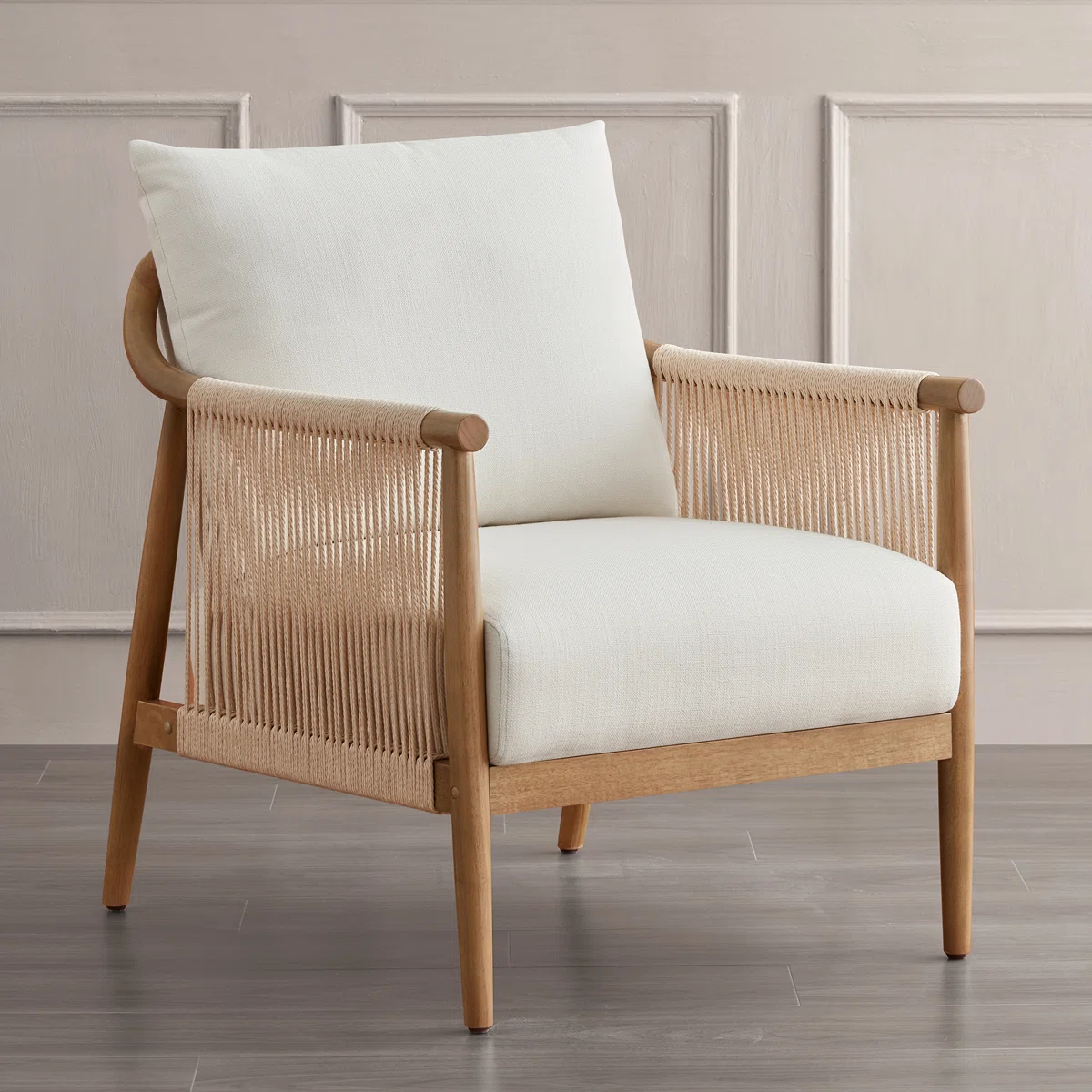 Outdoor metal chair with weather-resistant paint finish